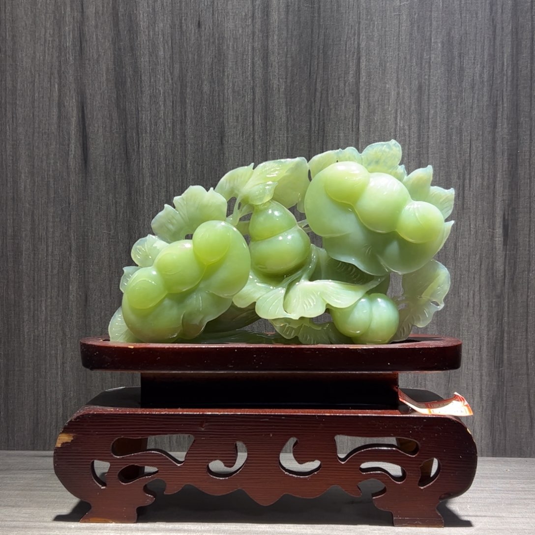 蛇纹石玉（覆膜）珠宝奇石未镶嵌