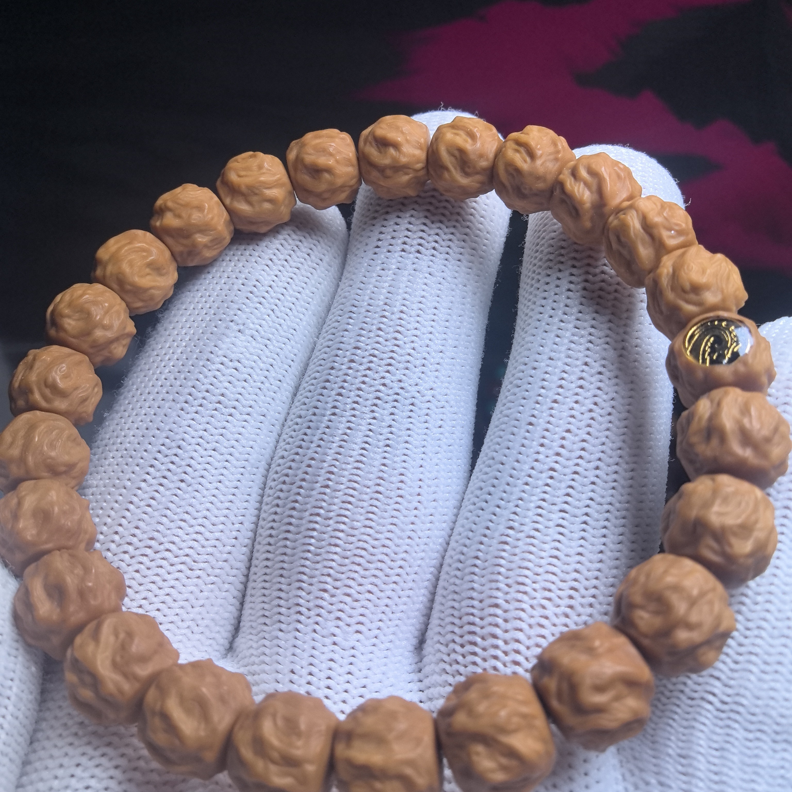 鼎盛手作 10尺寸暴力深雕刻龙蛇之变猴头核桃手串