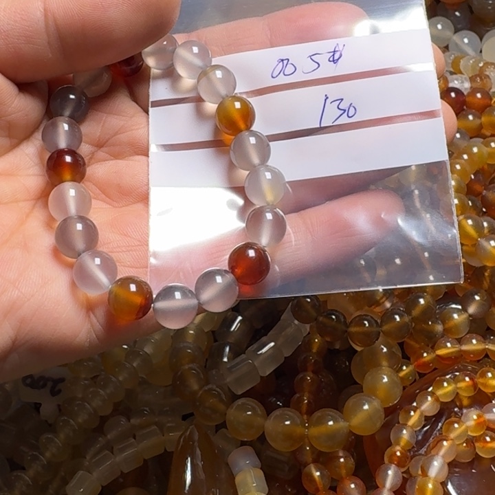 风***铃玛瑙/玉髓未镶嵌颈饰005……130