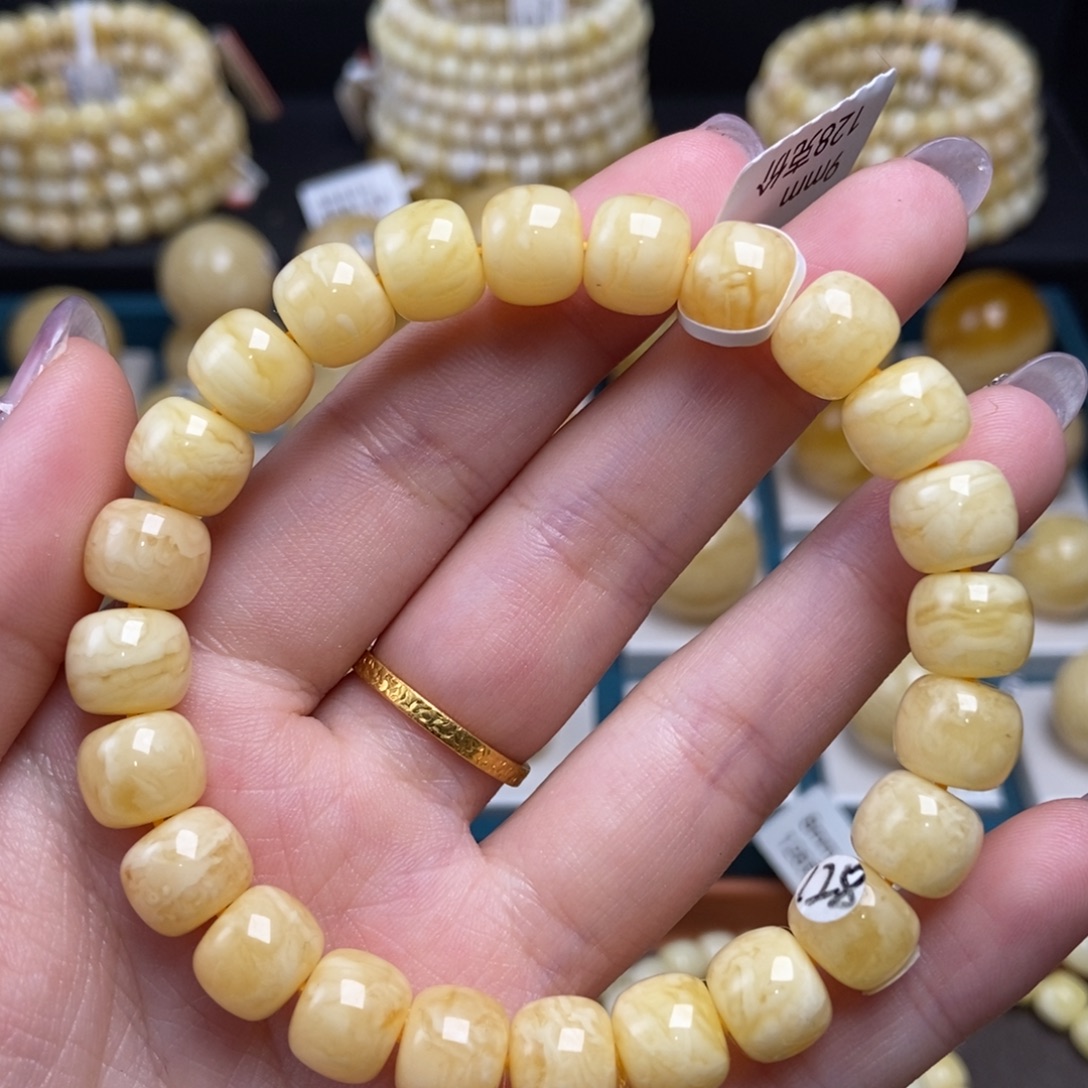 蜜蜡未镶嵌珠宝奇石9.5mm