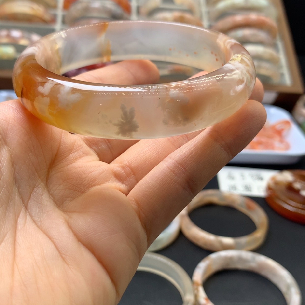 【闪购商品】玛瑙/玉髓戒指未镶嵌臻***8