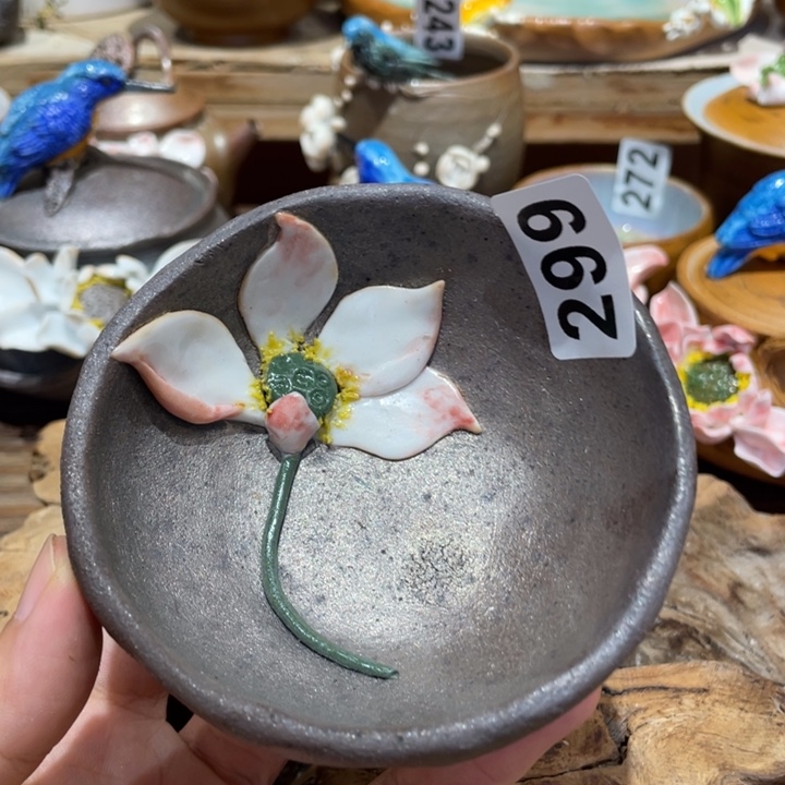 手工制作陶瓷茶具茶杯青蛙