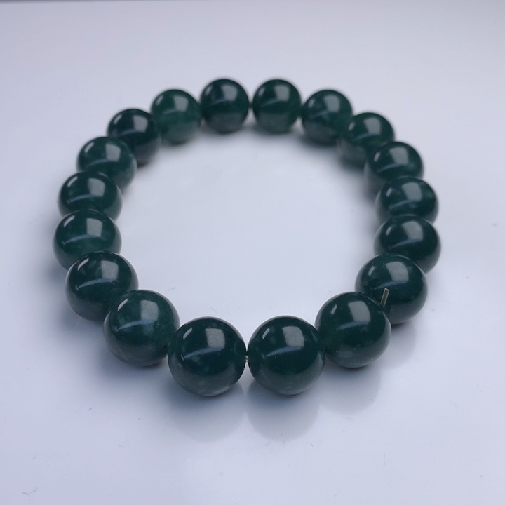 翡翠手串未镶嵌11.6mm！