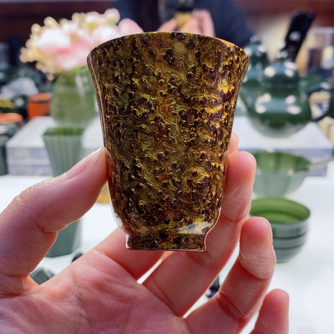 金色铃铛杯闻香杯