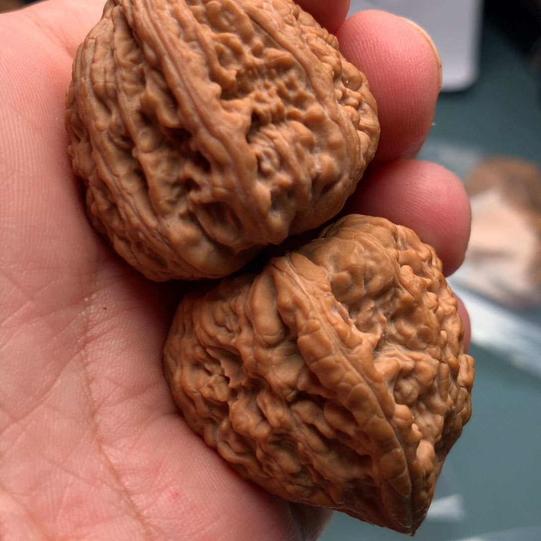 用***1文玩核桃把件塔尖231