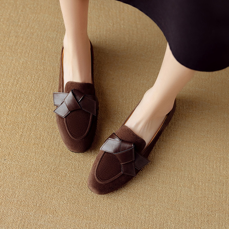 FANN梵娜25春新款一脚蹬多巴胺乐福鞋舒适百搭日常通勤休闲风