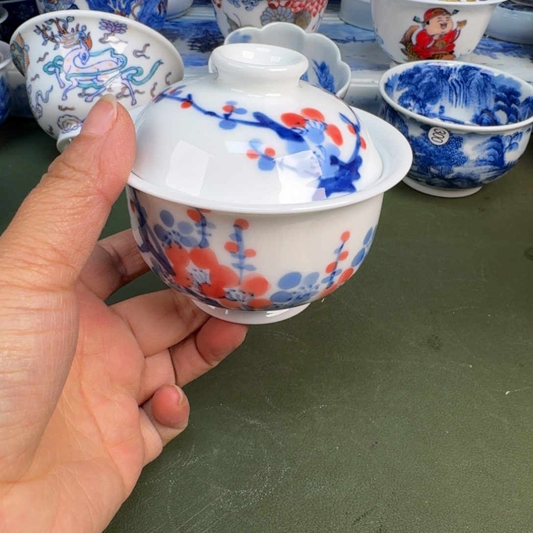 陶景德镇纯手绘茶具圆圆272