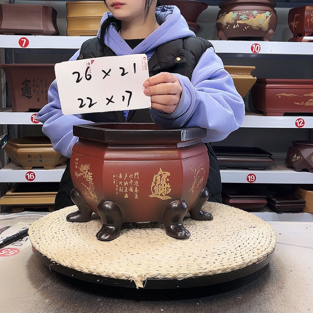 花盆紫砂紫砂花盆