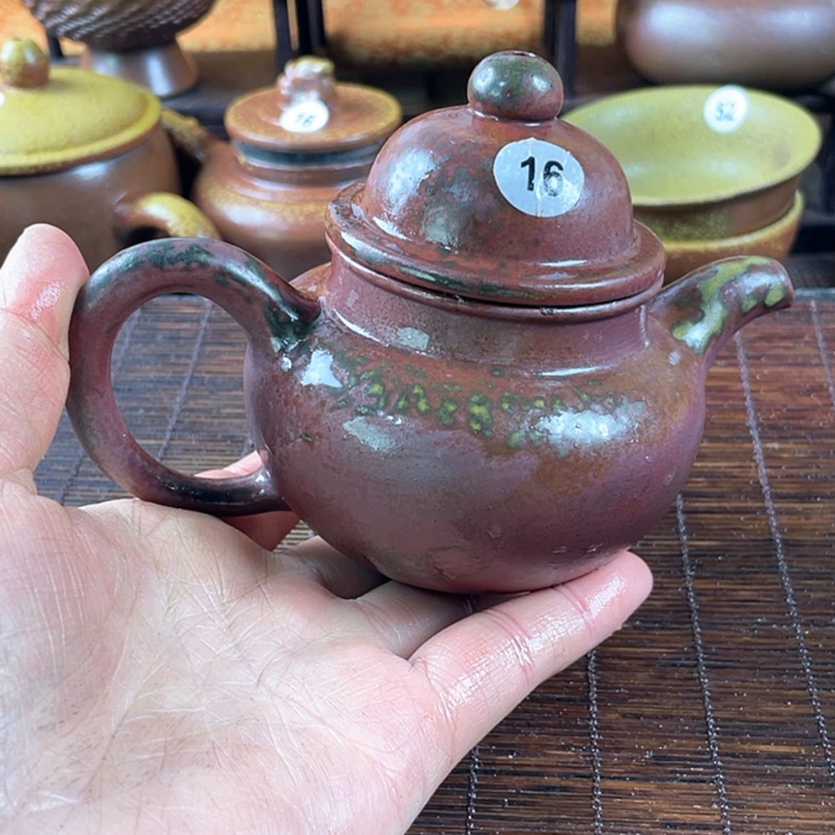 【闪购商品】梅**W柴烧茶壶180毫升左右微瑕福利