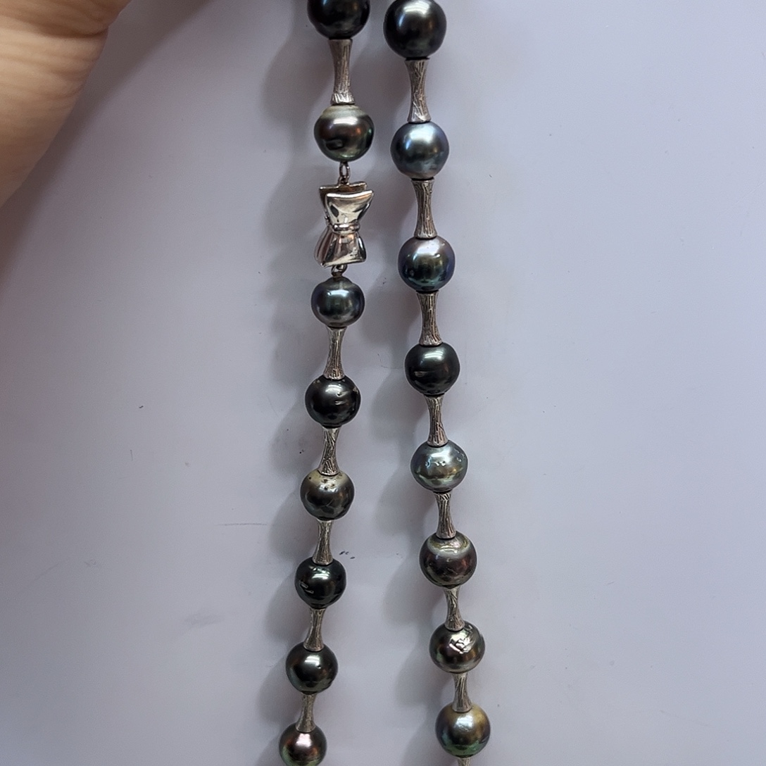 颈饰海水珍珠银S925镶嵌