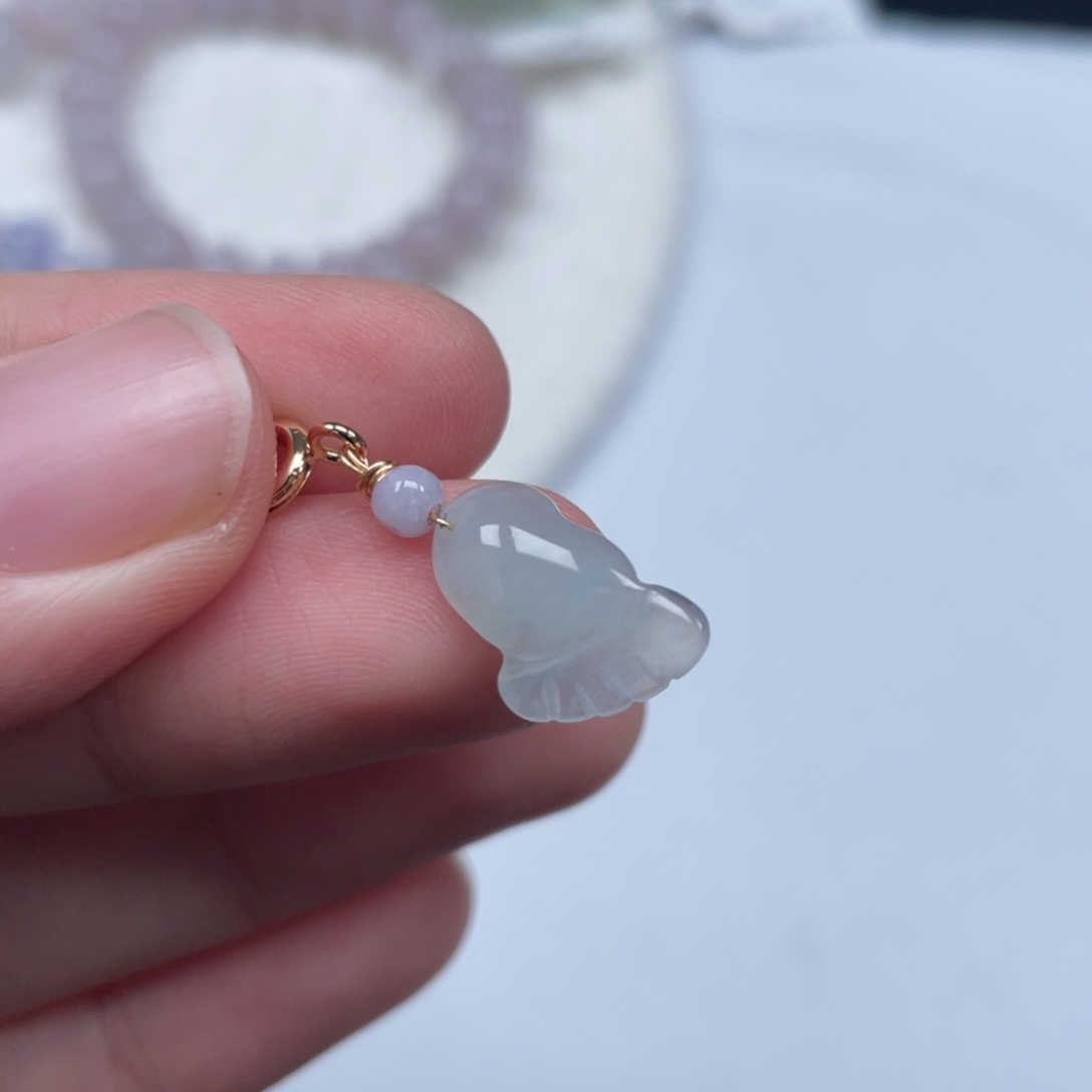 翡翠未镶嵌颈饰天然A货缅甸翡翠