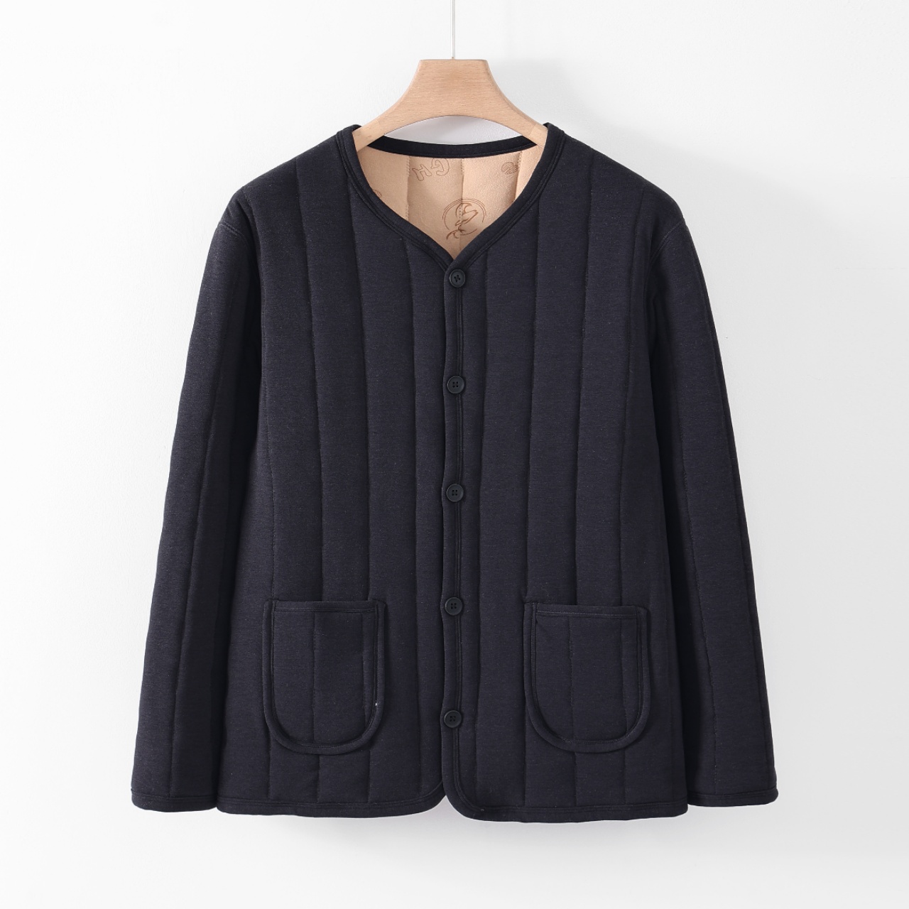 纪凡姬/2526-新款男士大码保暖上衣开衫保暖内胆男款内衣加厚