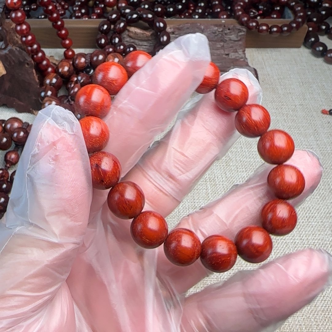 手串/手链小叶紫檀1.2无胶无蜡