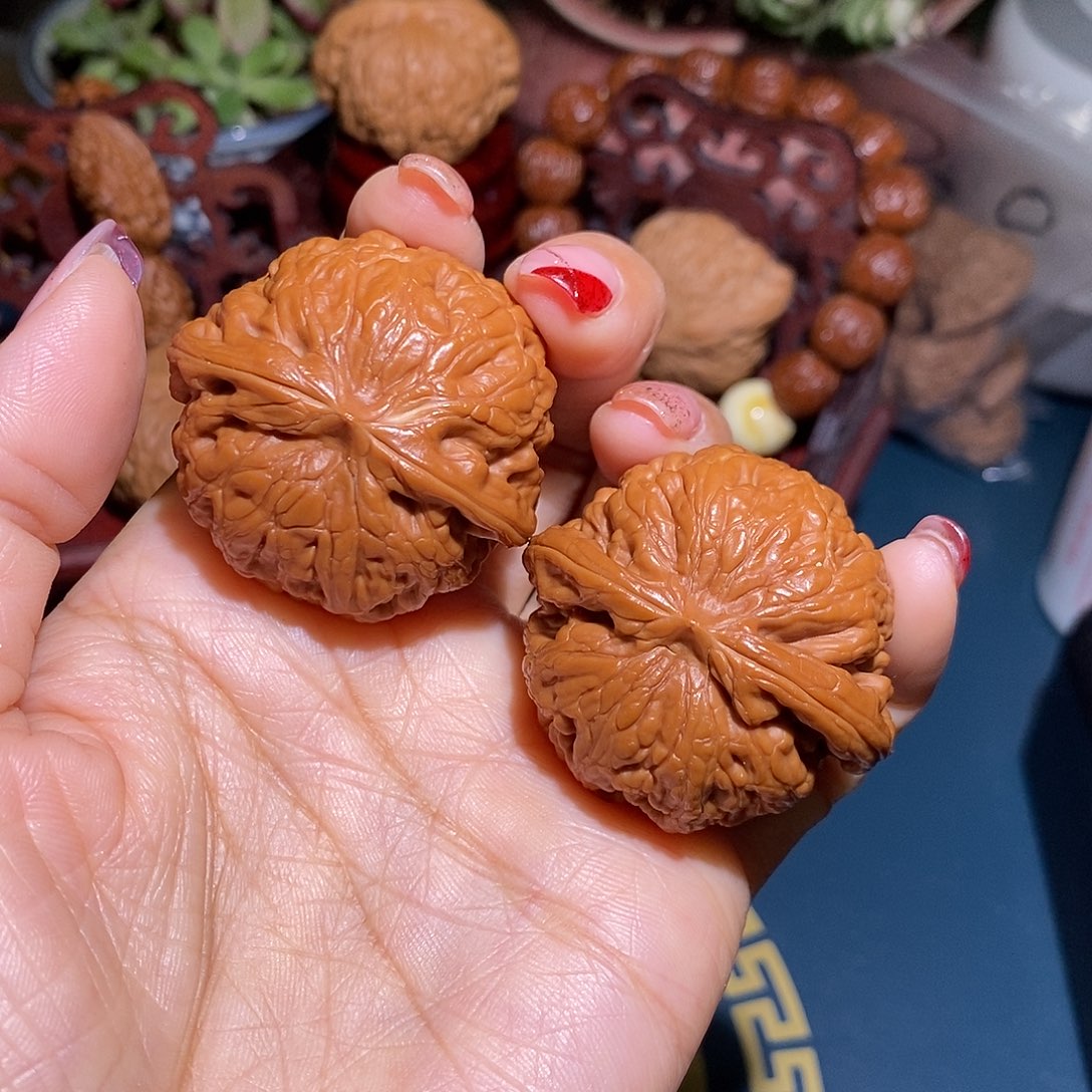 文玩核桃把件41.5凤凰台