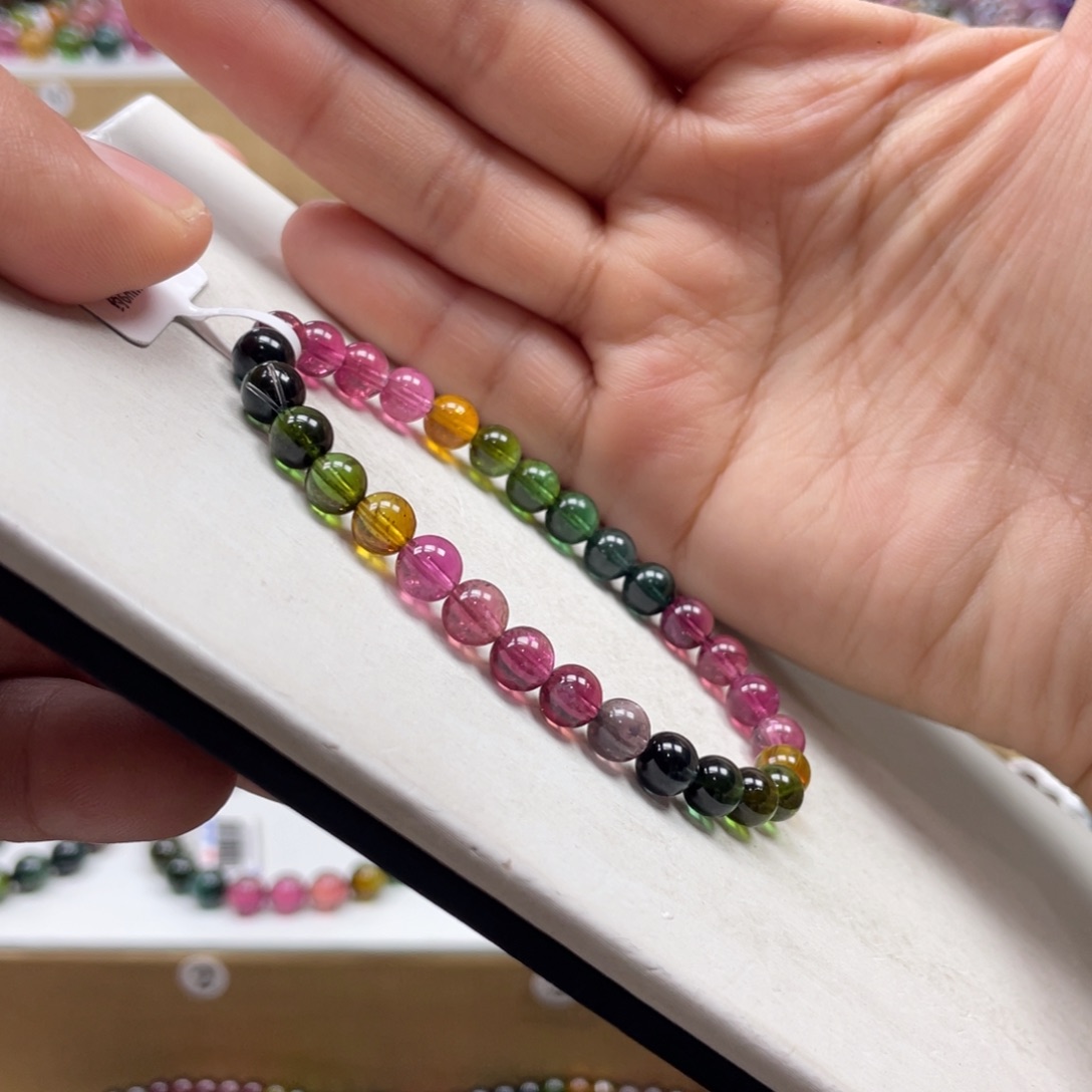 碧玺手串未镶嵌6mmmmmmmmmmmmmmmmmmmm