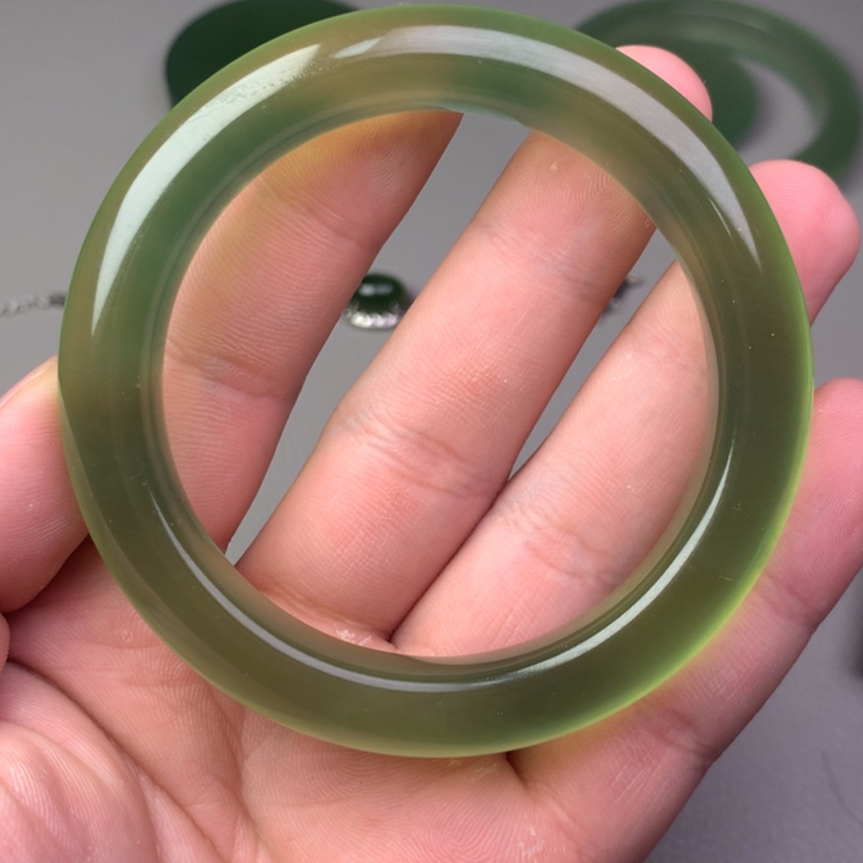 【闪购商品】未镶嵌蛇纹石玉岫玉60子*