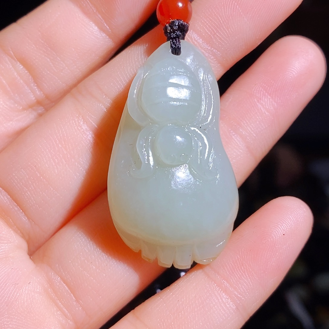 和田玉颈饰未镶嵌