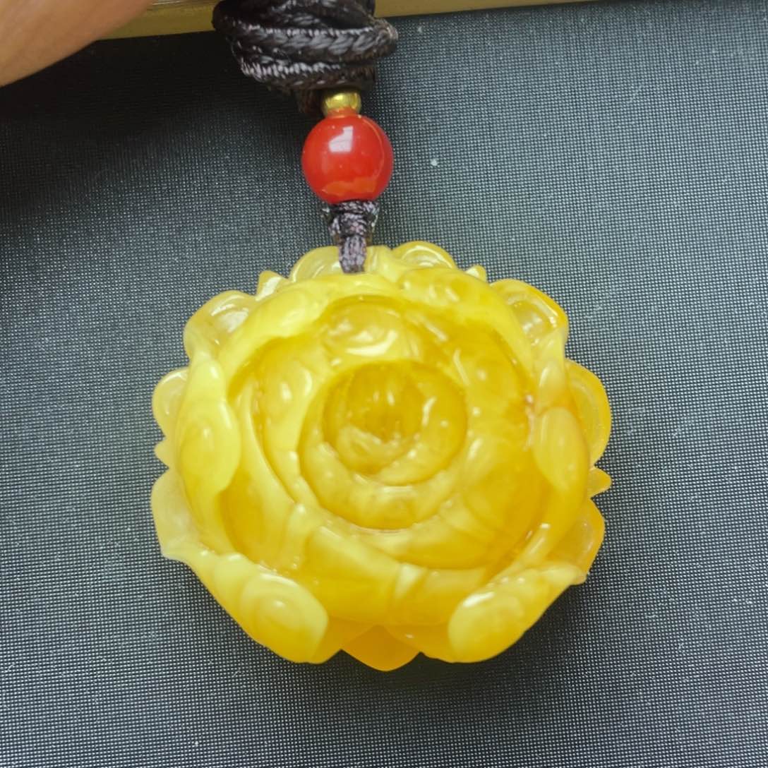 蜜蜡颈饰未镶嵌蜜蜡吊坠