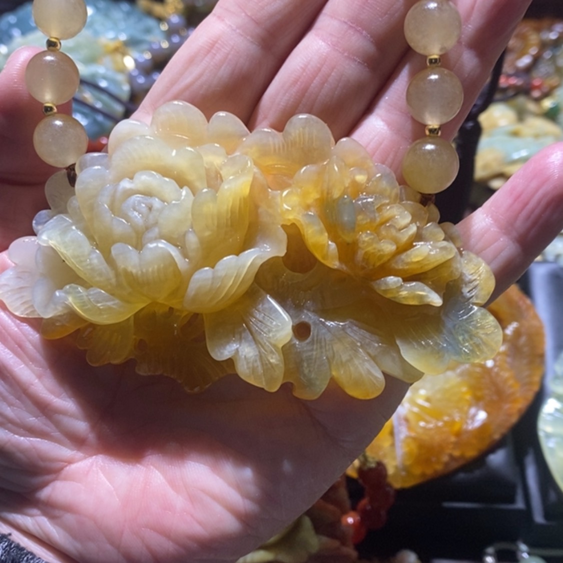 【闪购商品】岫玉毛衣链未镶嵌