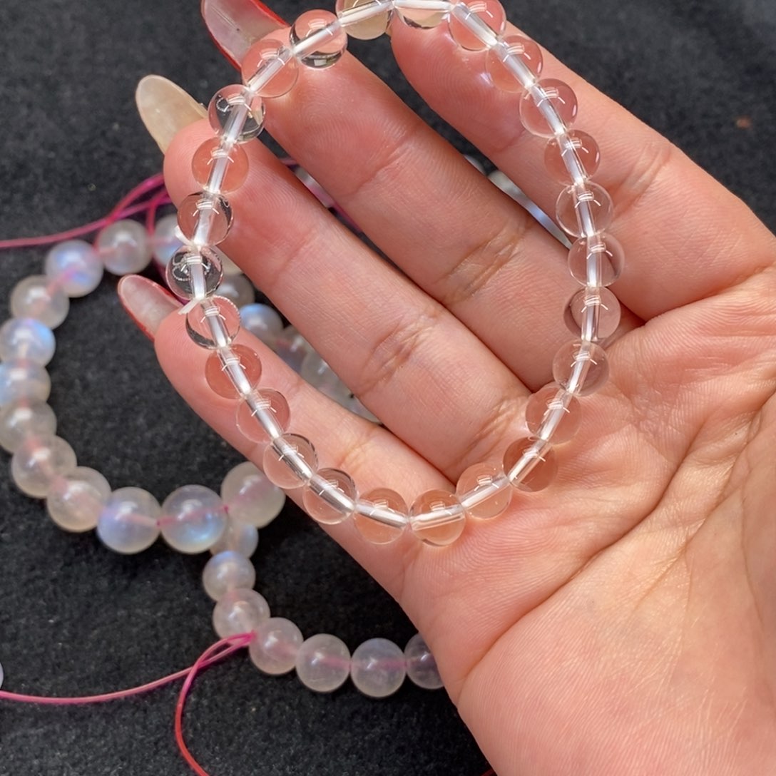 水晶手串未镶嵌手串