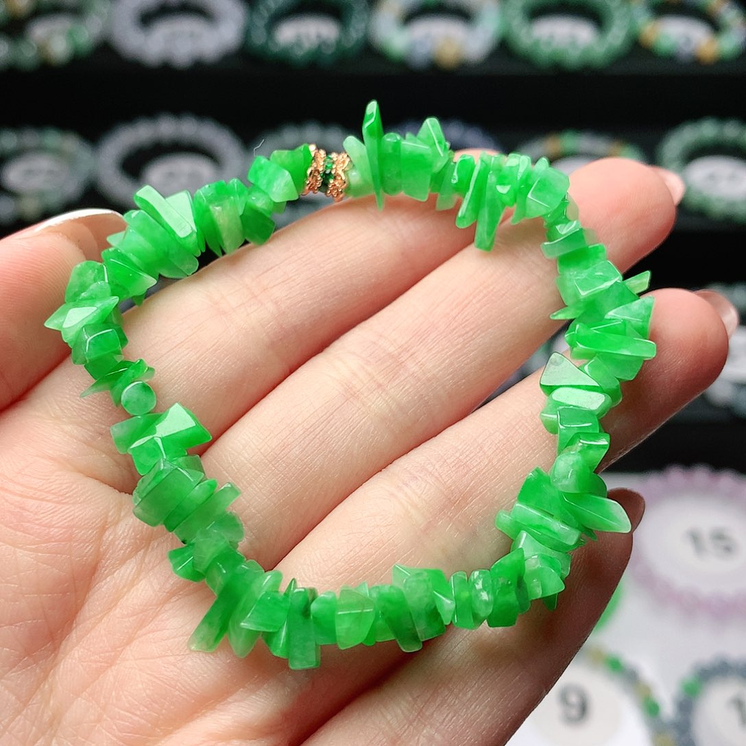 翡翠手链未镶嵌G****7翡翠