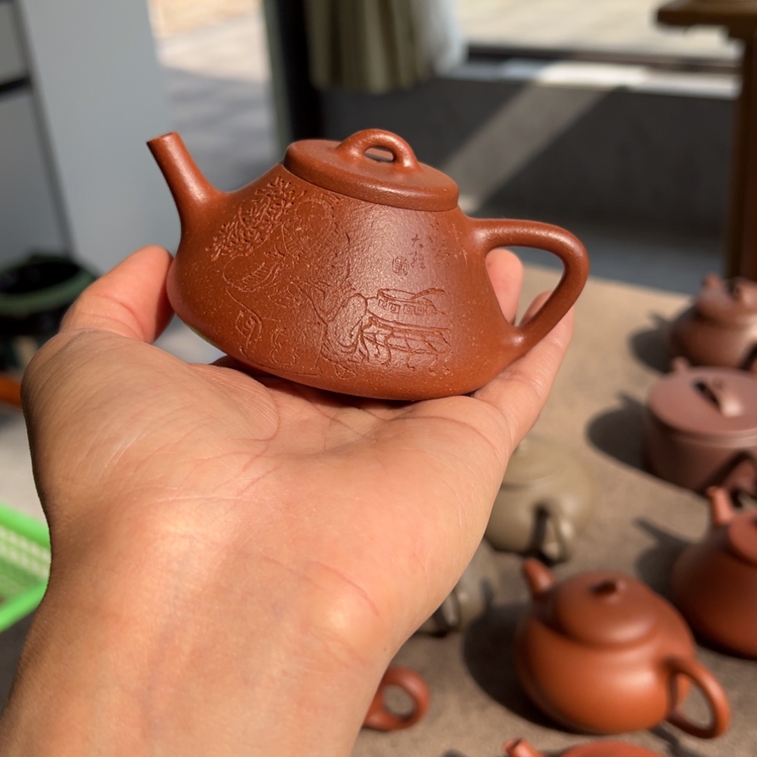 段泥茶壶星****店红降坡全手子冶