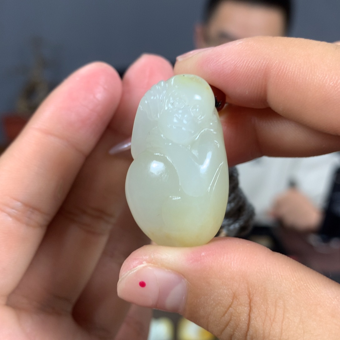 和田玉吊坠(不含链)未镶嵌