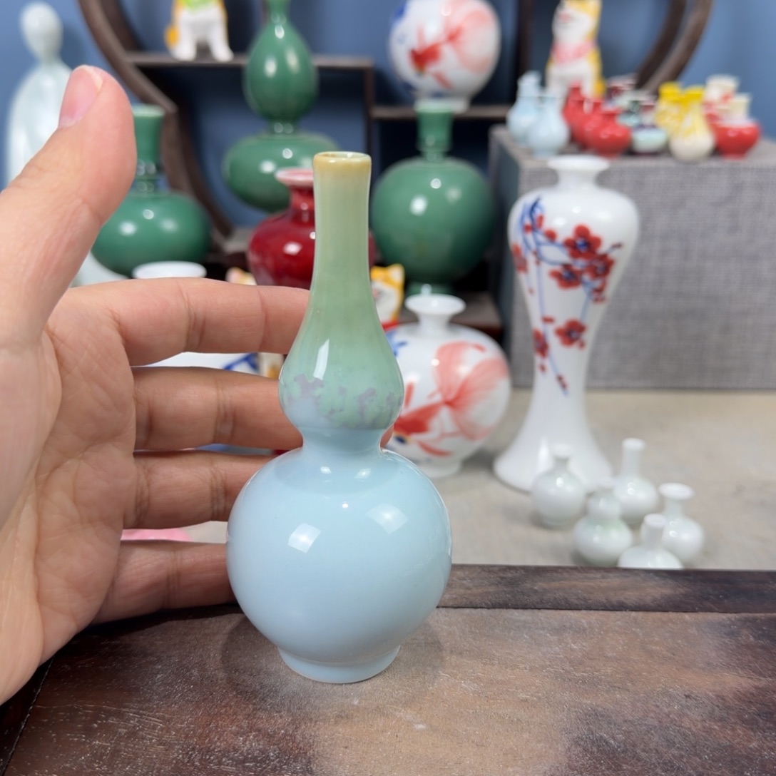 陶瓷手工小花器摆件