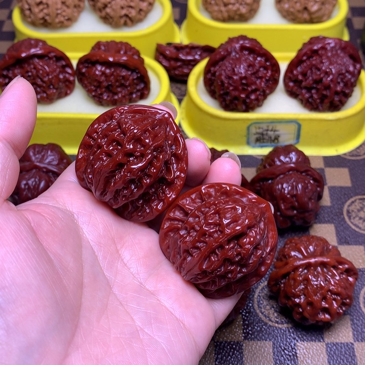 文玩核桃吊坠蟠龙纹42尺