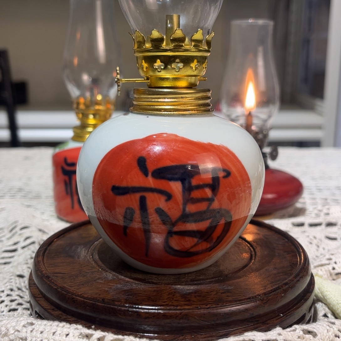 摆件景德镇陶瓷香薰灯