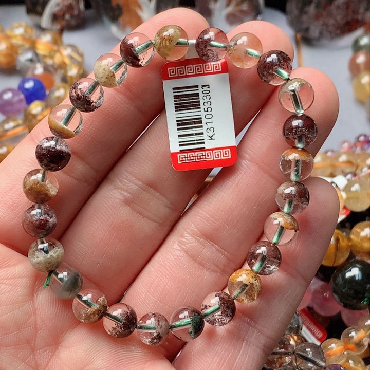 水晶手串未镶嵌天然