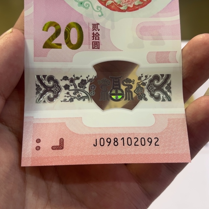 蛇钞朦胧号裸钞单张098102092