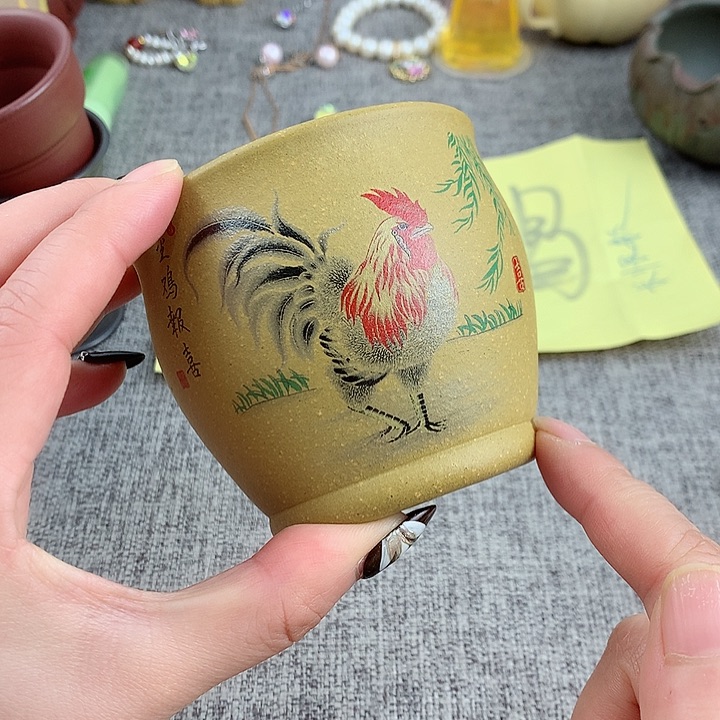 紫砂茶杯高端主人杯