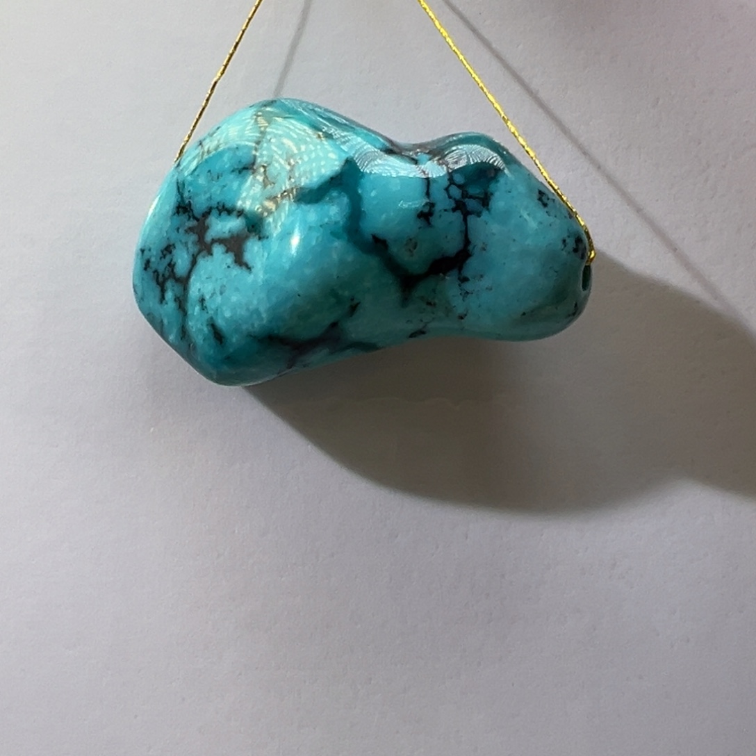 绿松石未镶嵌挂件