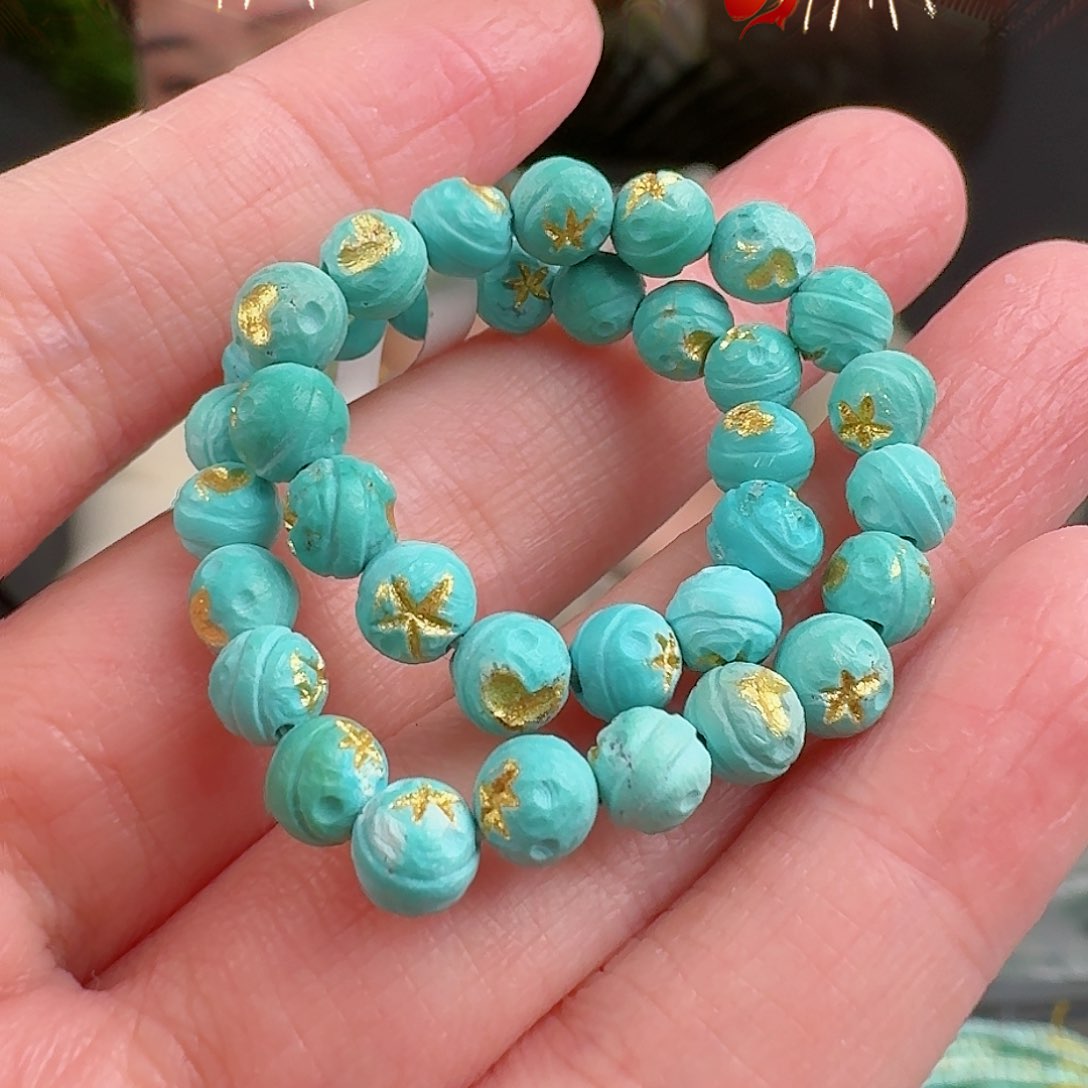 绿松石珠宝奇石未镶嵌