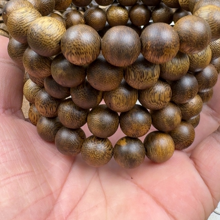 同***石沉香手串乌身手串40克加