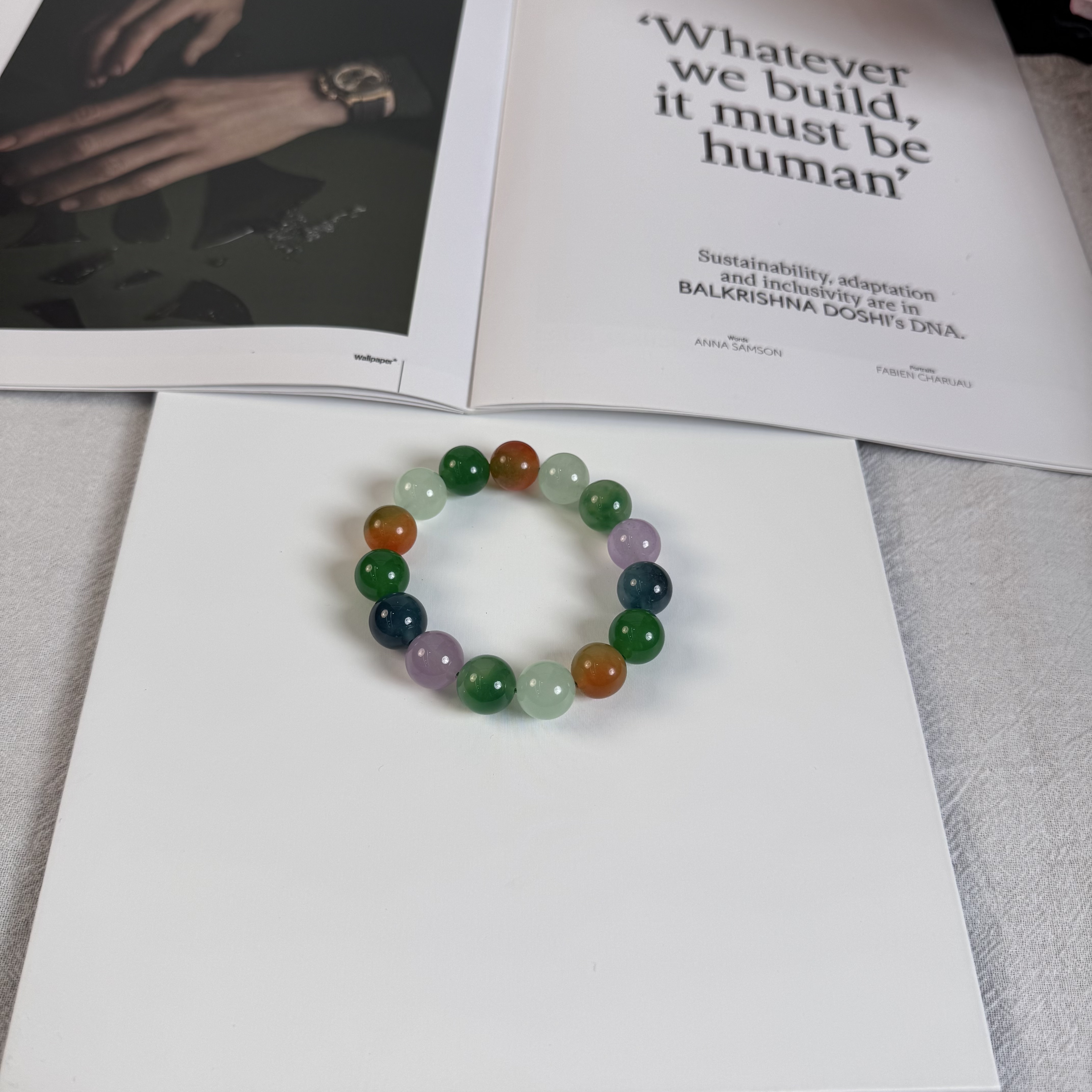 高定珠宝翡翠手链14+LX2550S078