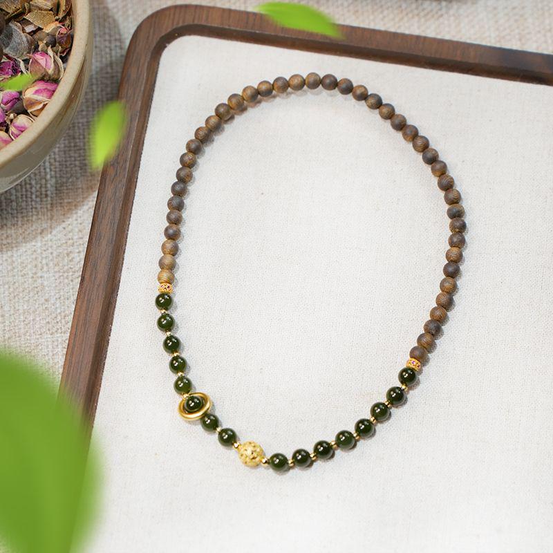 沉香【珊木居】S023 玲珑 沉香双圈