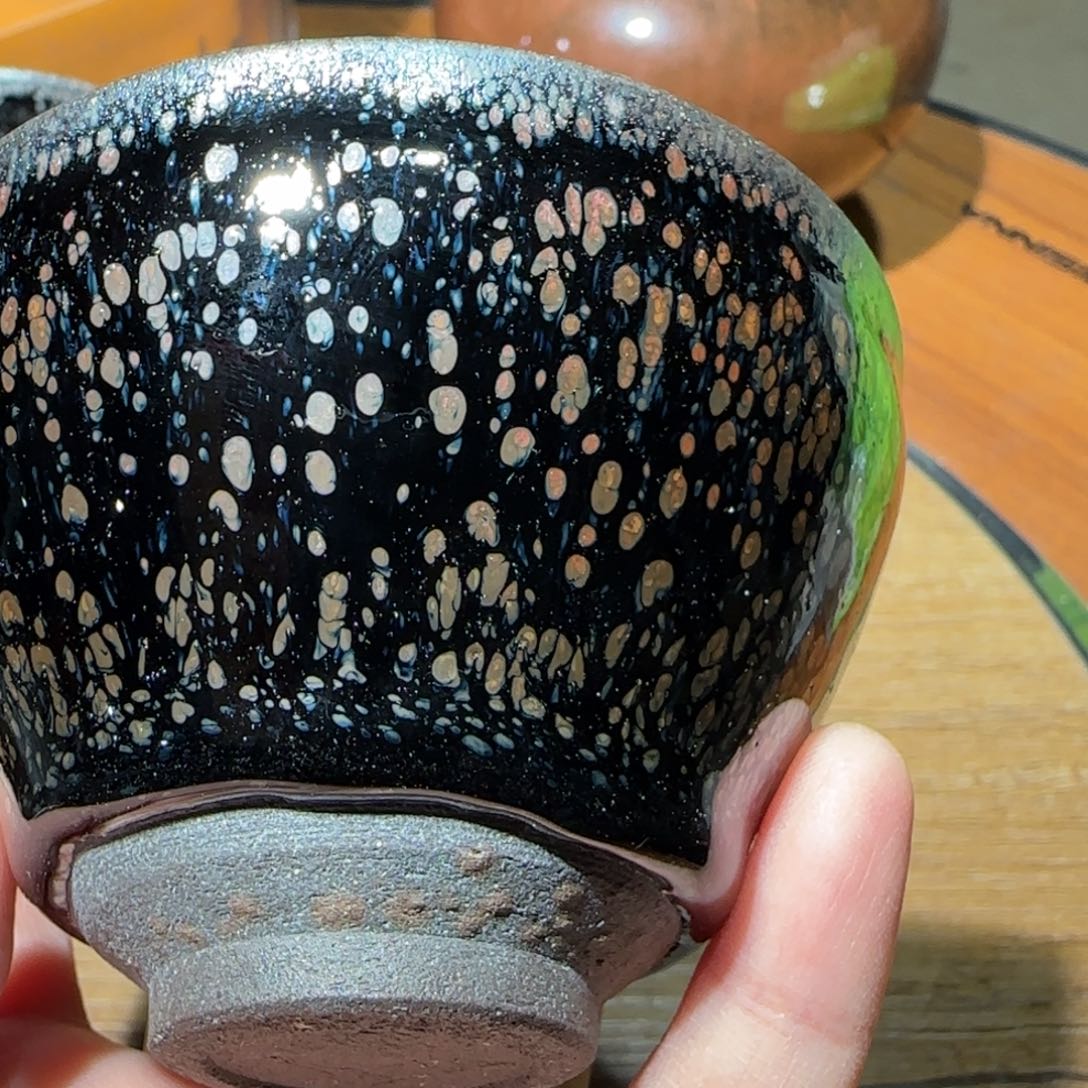 茶盏颠****瑰龙窑柴烧古法