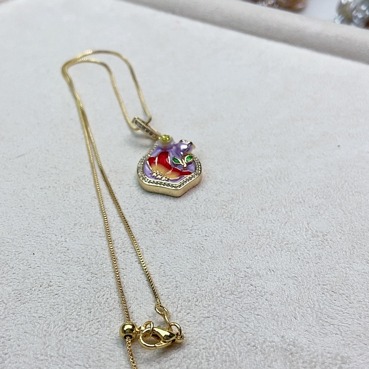 淡水珍珠颈饰银S925镶嵌