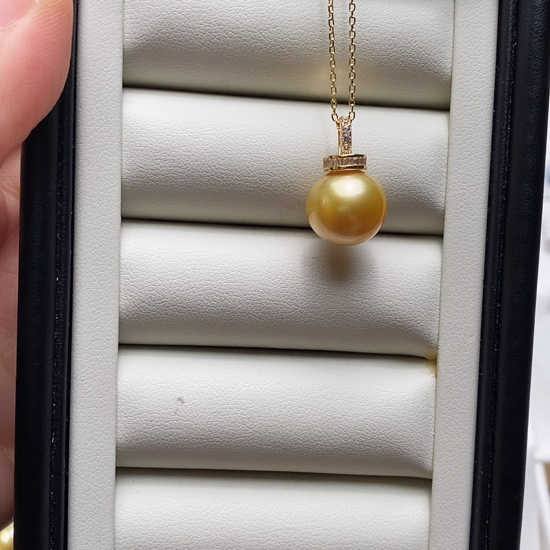 海水珍珠颈饰银S925镶嵌