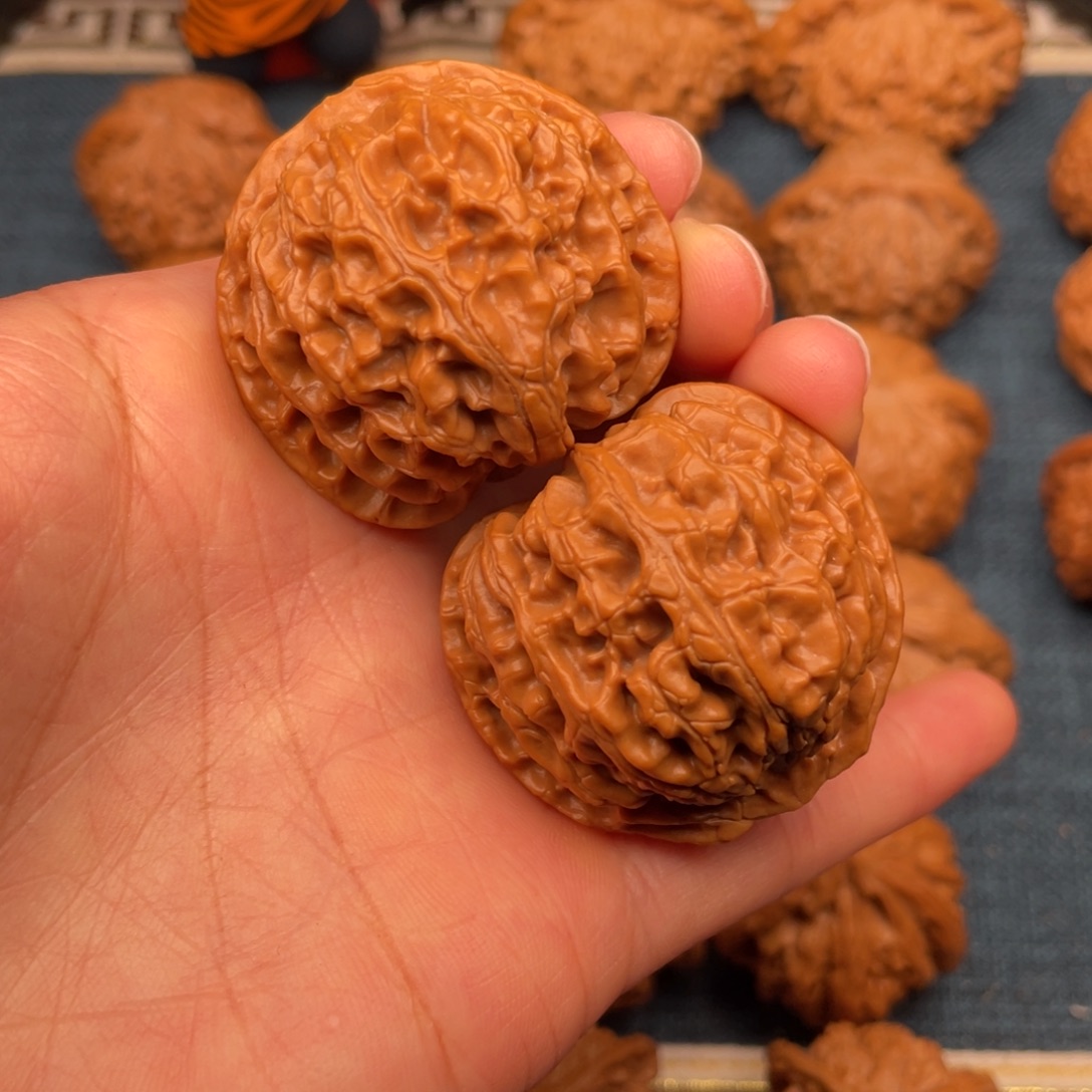 把件文玩核桃40全品毕业无药苹果大鹏推荐