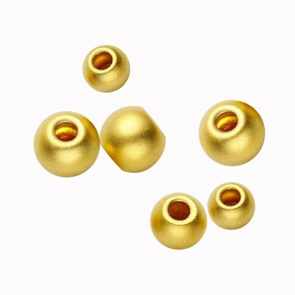 足金金珠纯黄金可DIY搭配