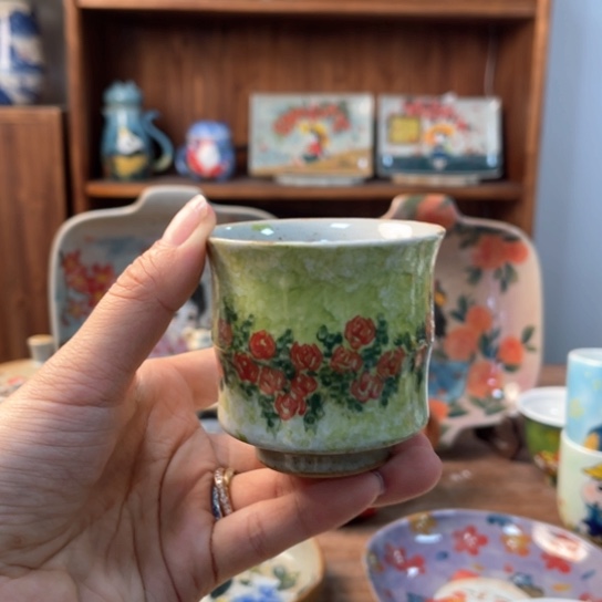 盘景德镇高温瓷手工瓷