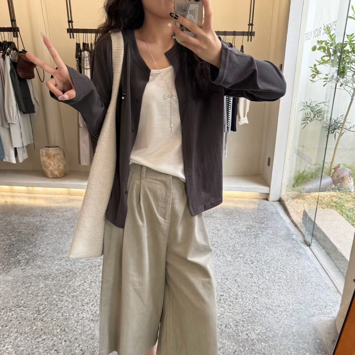 【仅支持48小时内退换货】在韩～韩系休闲假两件