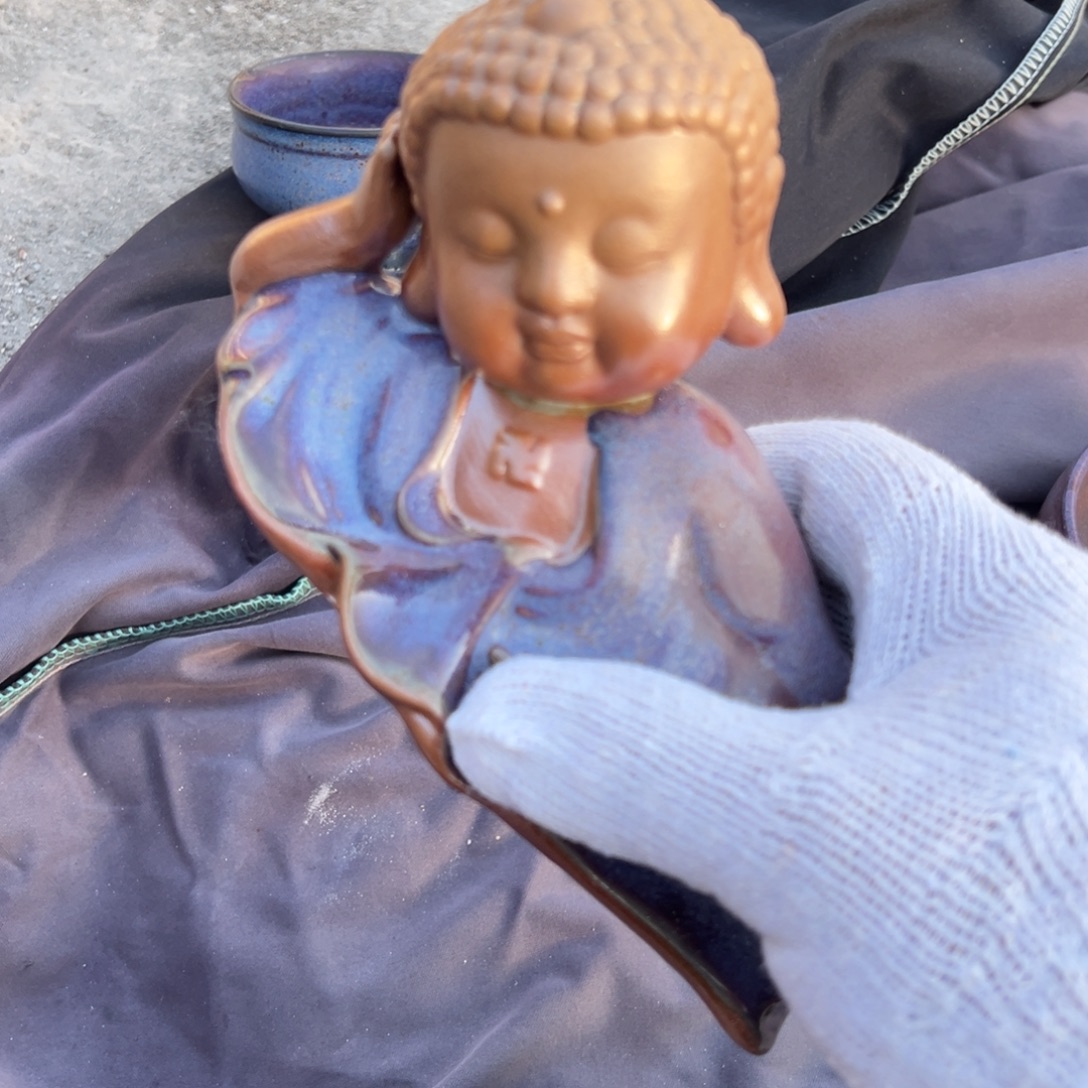 婉***扬摆件瓷神垕钧瓷原产地碳烧