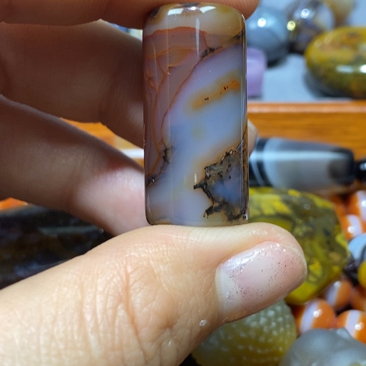 玛瑙/玉髓未镶嵌颈饰