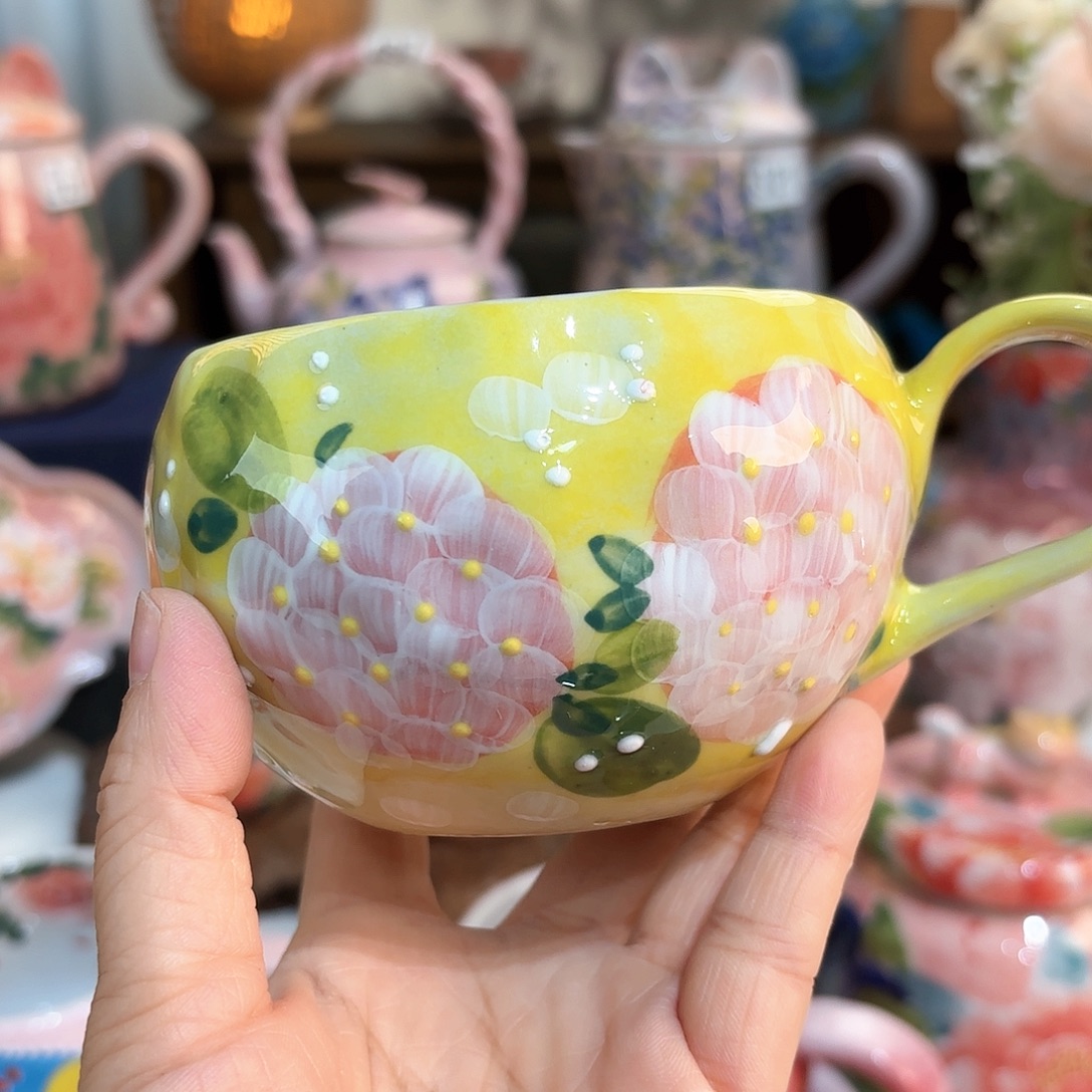 景德镇手绘高温釉下彩陶瓷茶具