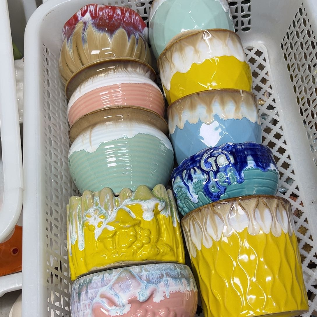 陶瓷花盆特价上新口9-10厘米