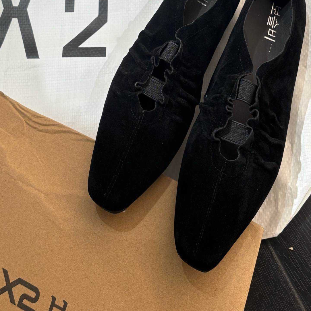 复古方头粗跟深口系带单鞋英伦风百搭舒适女鞋1713-116